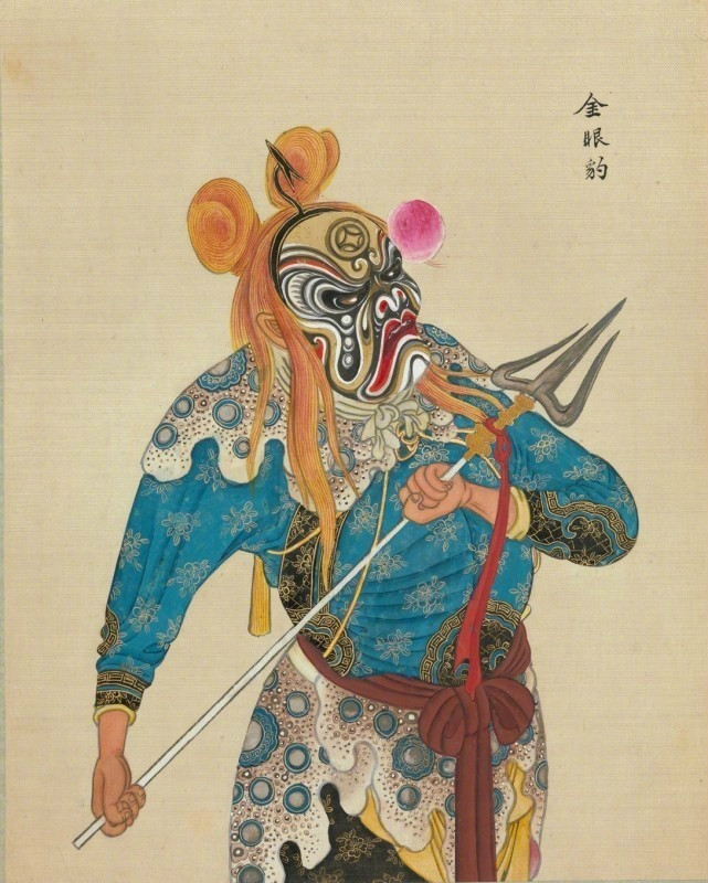 中國(guó)京劇藝術(shù)插畫：九款清朝京劇人物肖像