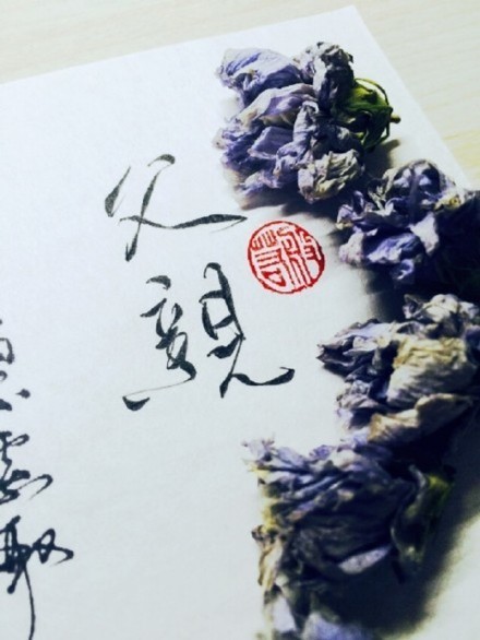 別致新穎的書法字體，美的很有意境！