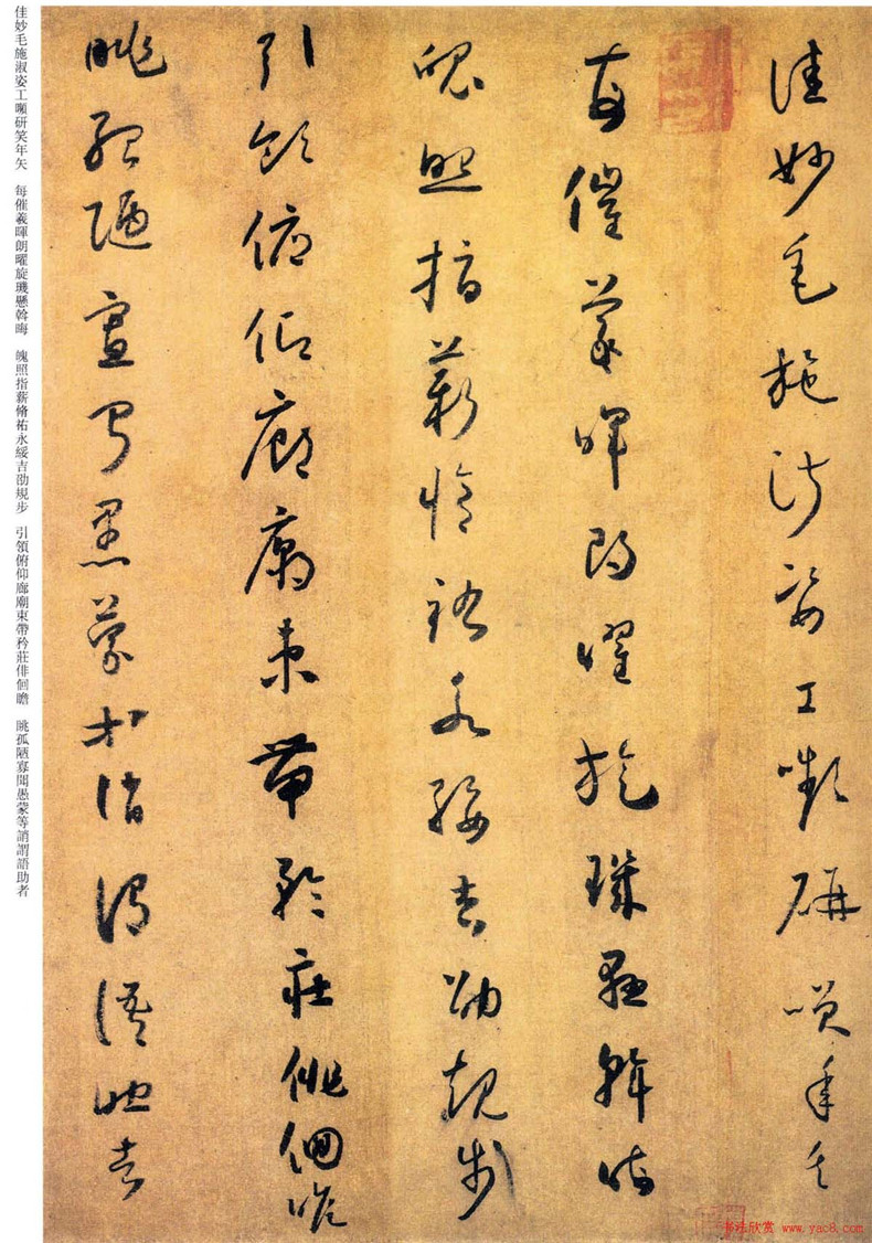 “草圣”懷素書法欣賞《小草千字文》