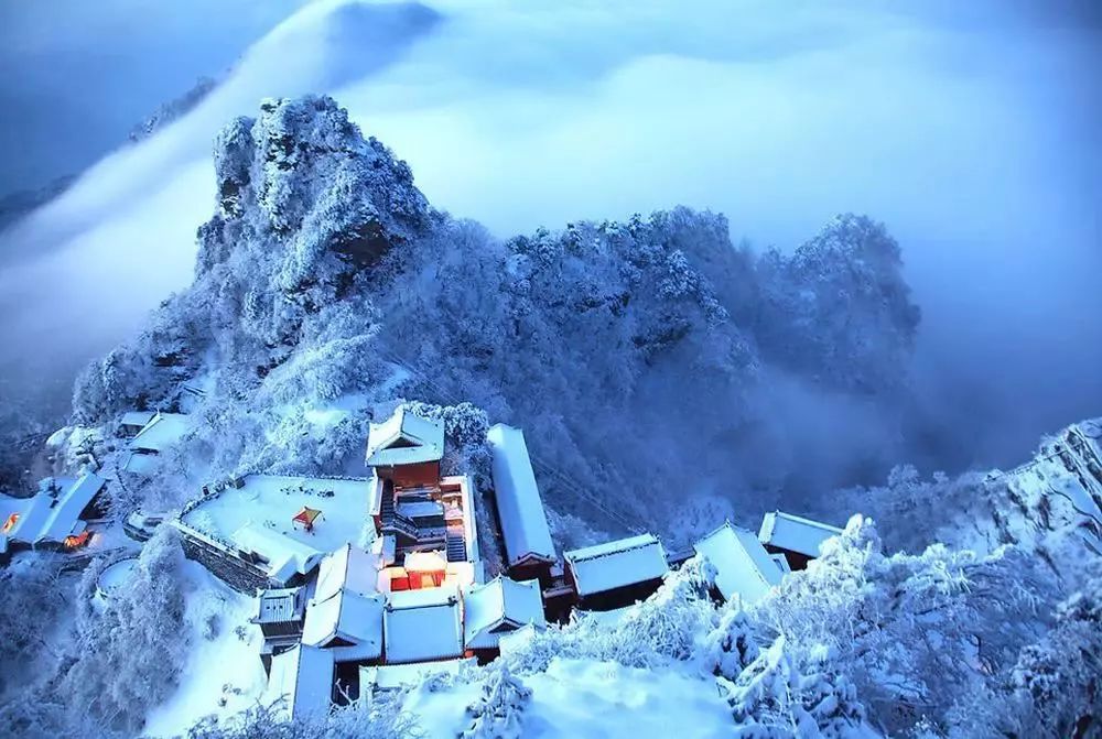 武當(dāng)山雪景攝影：雪后武當(dāng)是仙山