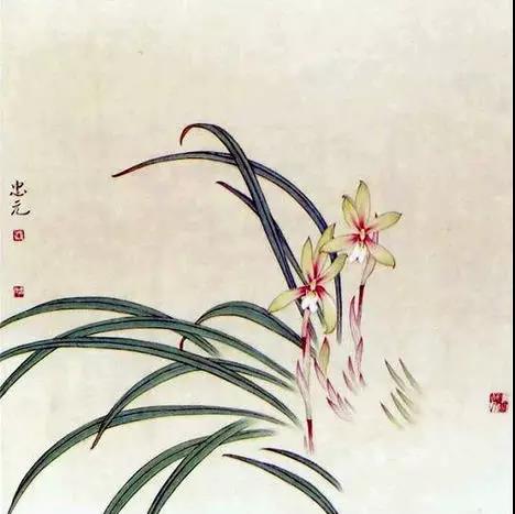 中國(guó)畫欣賞：驚艷唯美蘭花圖