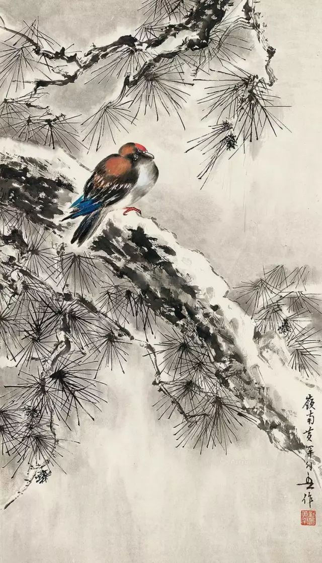 中國(guó)國(guó)畫藝術(shù)：絕美花鳥國(guó)畫圖片